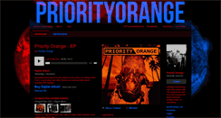 Desktop Screenshot of priorityorange.bandcamp.com