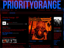 Tablet Screenshot of priorityorange.bandcamp.com