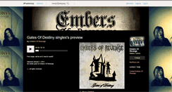Desktop Screenshot of embersofrevenge.bandcamp.com