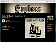 Tablet Screenshot of embersofrevenge.bandcamp.com