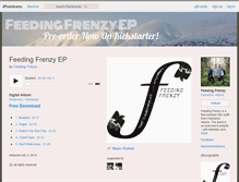 Tablet Screenshot of feedingfrenzy.bandcamp.com