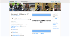 Desktop Screenshot of completelyoffbalance.bandcamp.com