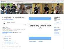 Tablet Screenshot of completelyoffbalance.bandcamp.com