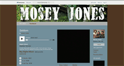 Desktop Screenshot of moseyjones.bandcamp.com