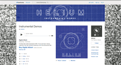 Desktop Screenshot of helium.bandcamp.com