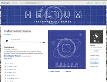 Tablet Screenshot of helium.bandcamp.com