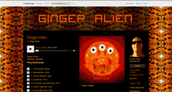 Desktop Screenshot of gingeralien.bandcamp.com