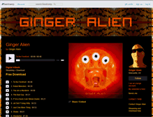 Tablet Screenshot of gingeralien.bandcamp.com