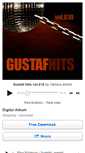 Mobile Screenshot of gustafhits.bandcamp.com