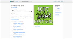 Desktop Screenshot of bentfestival.bandcamp.com