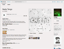 Tablet Screenshot of chisme.bandcamp.com