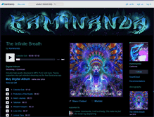 Tablet Screenshot of kaminanda.bandcamp.com