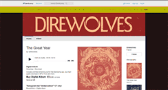 Desktop Screenshot of direwolves.bandcamp.com