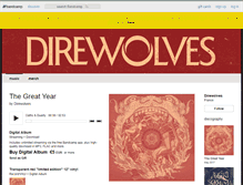 Tablet Screenshot of direwolves.bandcamp.com