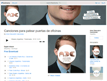 Tablet Screenshot of amodescubrircanciones.bandcamp.com