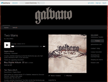 Tablet Screenshot of galvano.bandcamp.com