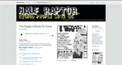Desktop Screenshot of halfraptor.bandcamp.com