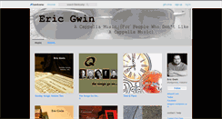Desktop Screenshot of ericgwin.bandcamp.com