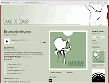 Tablet Screenshot of damedecomer.bandcamp.com