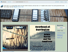 Tablet Screenshot of bruceharvie.bandcamp.com