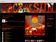 Tablet Screenshot of faceofthesun.bandcamp.com