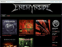 Tablet Screenshot of enemynside.bandcamp.com