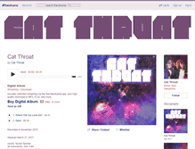 Tablet Screenshot of catthroat.bandcamp.com