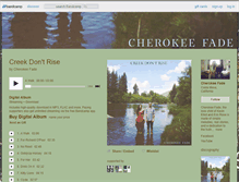 Tablet Screenshot of cherokeefade.bandcamp.com