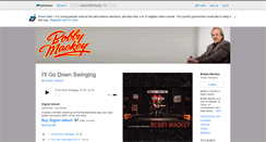 Desktop Screenshot of bobbymackey.bandcamp.com