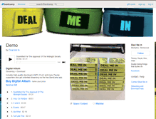 Tablet Screenshot of dealmein.bandcamp.com