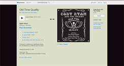 Desktop Screenshot of codyryanandtheinlaws.bandcamp.com