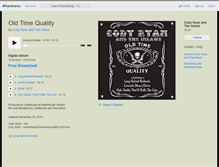 Tablet Screenshot of codyryanandtheinlaws.bandcamp.com