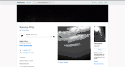 Desktop Screenshot of famineship.bandcamp.com