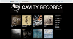 Desktop Screenshot of cavityrecords.bandcamp.com
