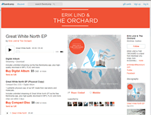 Tablet Screenshot of eriklind.bandcamp.com