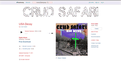 Desktop Screenshot of crudsafari.bandcamp.com