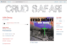 Tablet Screenshot of crudsafari.bandcamp.com