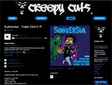 Tablet Screenshot of creepycuts.bandcamp.com