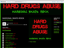 Tablet Screenshot of hardrugsabuse.bandcamp.com