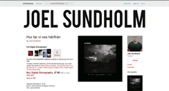 Desktop Screenshot of joelsundholm.bandcamp.com