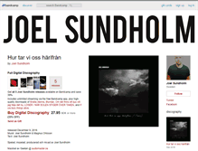Tablet Screenshot of joelsundholm.bandcamp.com