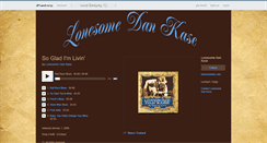 Desktop Screenshot of lonesomedan.bandcamp.com