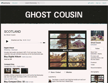 Tablet Screenshot of ghostcousin.bandcamp.com