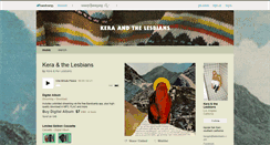 Desktop Screenshot of keraandthelesbians.bandcamp.com