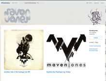 Tablet Screenshot of mavenjones.bandcamp.com