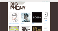 Desktop Screenshot of bigphony.bandcamp.com