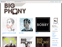 Tablet Screenshot of bigphony.bandcamp.com