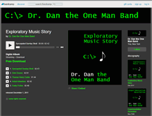 Tablet Screenshot of drdantheonemanband.bandcamp.com