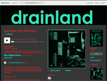 Tablet Screenshot of drainland.bandcamp.com