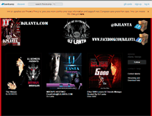 Tablet Screenshot of djlanta.bandcamp.com